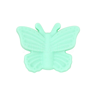 Butterfly Food Grade Eco-Friendly Silicone Focal Beads LS-SIL-CJC0009-03L-1