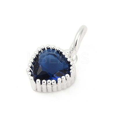 Brass Micro Pave Cubic Zirconia Pendants KK-H204-01S-01-1