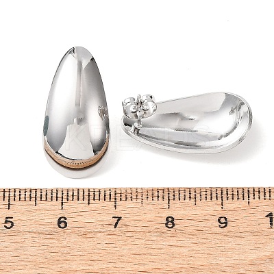 304 Stainless Steel Stud Earrings EJEW-I323-01P-05-1