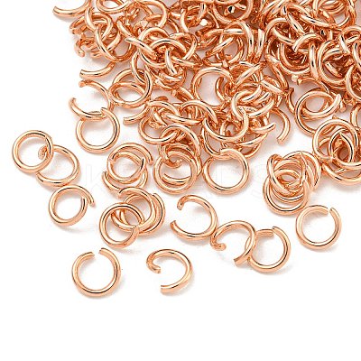304 Stainless Steel Open Jump Rings STAS-O107-06RG-F-1