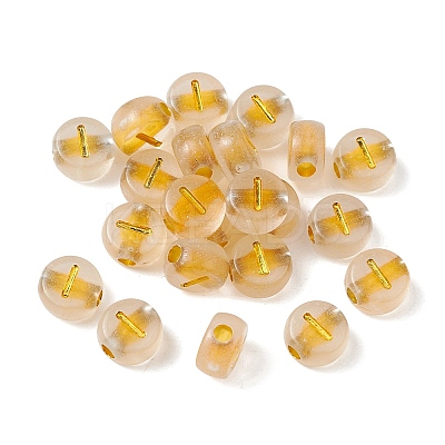 Luminous Transparent Acrylic Beads OACR-P037-01B-I-1