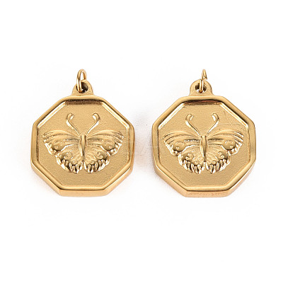 316 Surgical Stainless Steel Pendants STAS-S116-124G-1