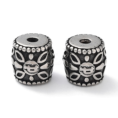 304 Stainless Steel Beads Hand Polished STAS-M057-32AS-1