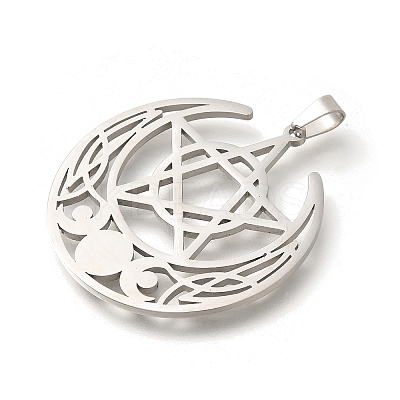 304 Stainless Steel Pendants LS-STAS-S144-05P-C-1