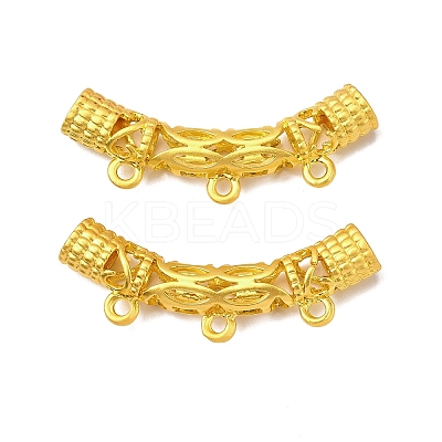 Alloy Curved Tube Chandelier Component Links PALLOY-S057-03MG-1