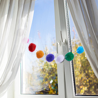 DIY Pom Pom Ball Decoration Making Kits DIY-SZ0001-39B-1