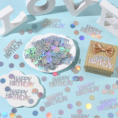 2 Bags Plastic Confetti DIY-SC0031-54B-1