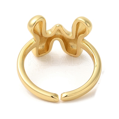 Brass Open Cuff Rings RJEW-U008-06W-G-1
