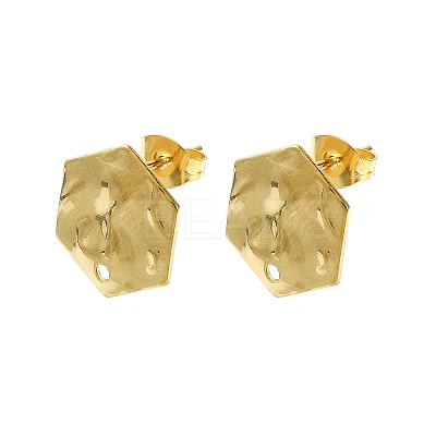 304 Stainless Steel Stud Earring Findings STAS-L024-003G-06-1