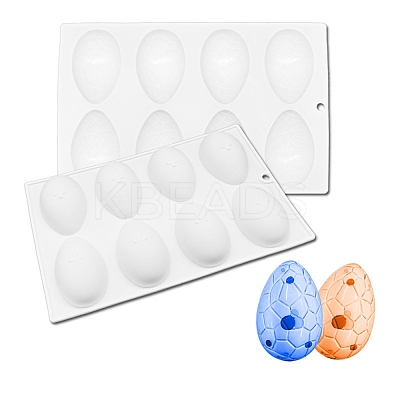 DIY Half Easter Surprise Eggs Food Grade Silicone Molds DIY-E060-03A-1
