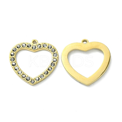 Real 14K Gold Plated 304 Stainless Steel Pendants STAS-L269-009G-03-1