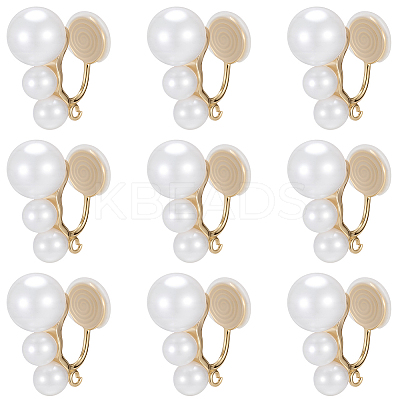 10Pcs Brass Ear Cuff Findings KK-BBC0022-46-1