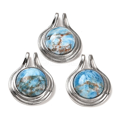 Natural Apatite Pendants G-M405-06P-01-1
