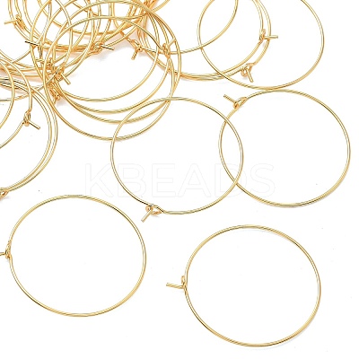 SHEGRACE Brass Hoop Earrings Findings XGR0005G-70G-1