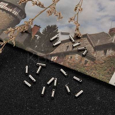Tarnish Resistant 304 Stainless Steel Cord Ends X-STAS-E033-5-1