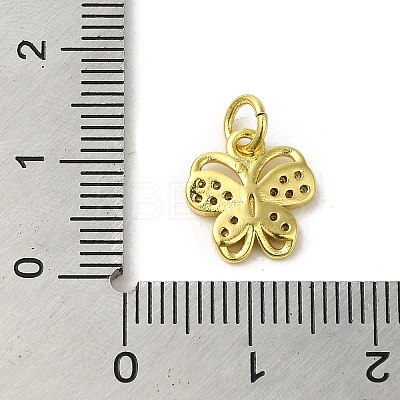 Real 18K Gold Plated Brass Pave Cubic Zirconia Pendants KK-M283-10B-01-1