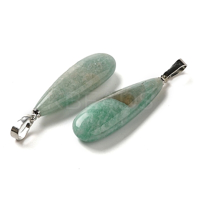 Natural Amazonite Pendants G-Q192-07P-04-1
