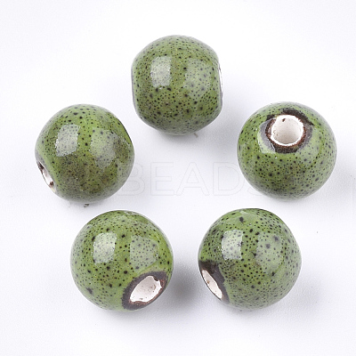 Handmade Porcelain Beads PORC-Q262-01D-1