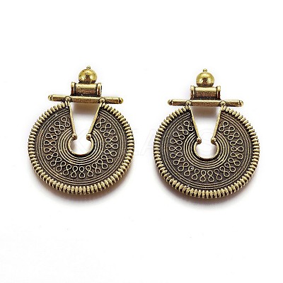 Tibetan Style Alloy Big Pendants LS-TIBEP-G019-08AG-1