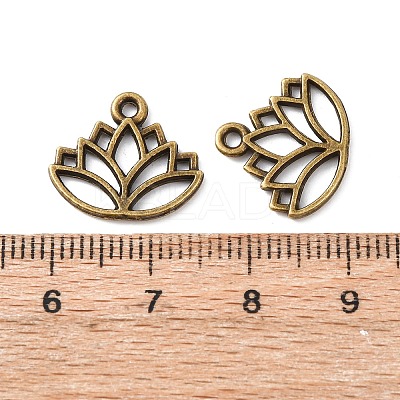 Tibetan Style Alloy Charms TIBE-Q075-50AB-LF-1
