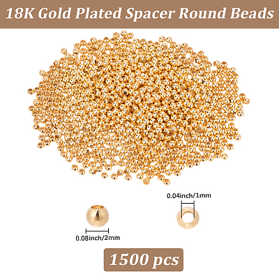 Brass Spacer Beads KK-BBC0015-08D-1