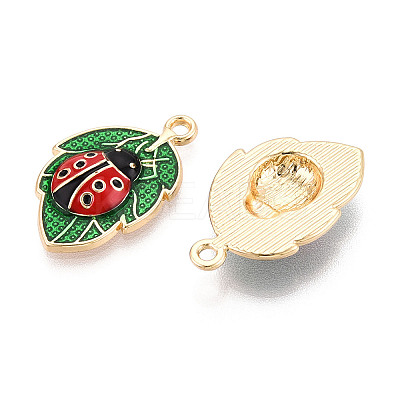 Alloy Enamel Pendants ENAM-N064-13KCG-04-1