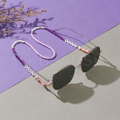 Rainbow Eyeglasses Chains AJEW-EH00315-1