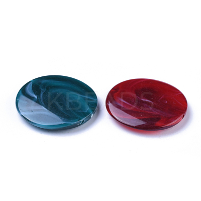 Acrylic Beads X-OACR-T008-01-M-1