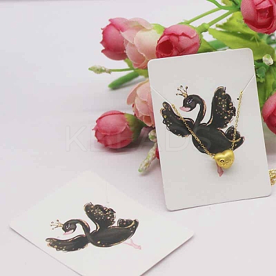 Rectangle Paper Necklace Display Cards CDIS-C004-05E-1