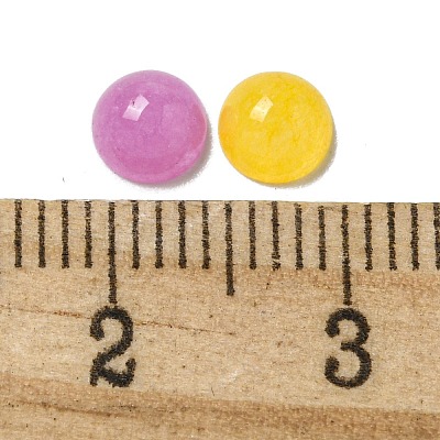 Dyed Natural White Jade Cabochons X-G-Q173-01B-19-1