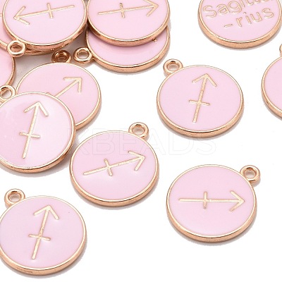 Alloy Enamel Pendants X-ENAM-S124-01A-09F-1