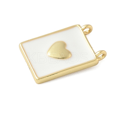 Brass Enamel Pendants KK-C110-15A-01G-1