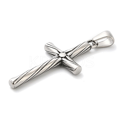 316 Surgical Stainless Steel Pendants STAS-A123-13AS-1