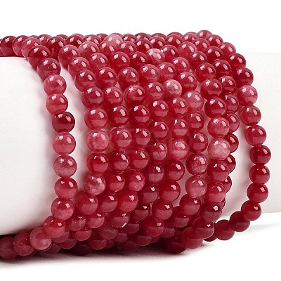 Natural Striped Stone Beads Strands X-G-D315-A01-05-4mm-1