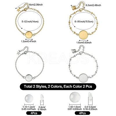 DIY Bracelet Making Kits DIY-FS0009-15-1