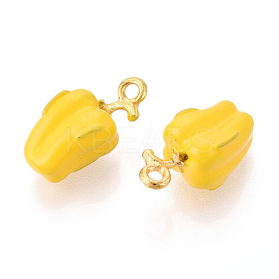 Alloy Enamel Pendants ENAM-N062-05C-G-1