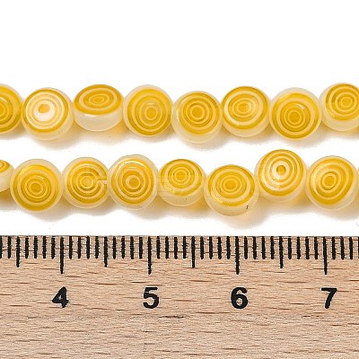 Handmade Lampwork Beads Strands LK-R004-51C-1