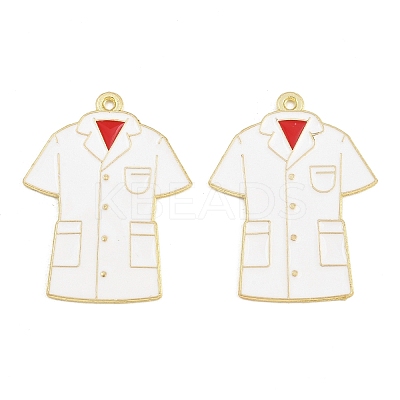 Medical Theme Alloy Enamel Pendants AL-CBA2919-03G-12C-1
