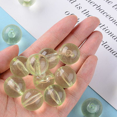 Transparent Acrylic Beads MACR-S370-A20mm-728-1