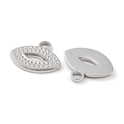 Non-Tarnish 304 Stainless Steel Pendant Rhinestone Settings LS-STAS-P364-01P-1
