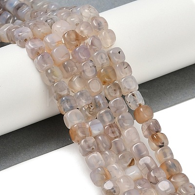Natural Dragon Veins Agate Beads Strands G-G177-E15-01-1