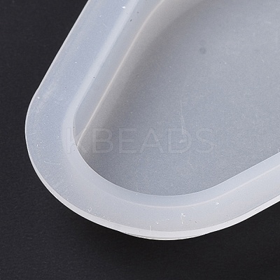 Rounded Rhombus Pendant Food Grade Silicone Molds DIY-D074-15-1