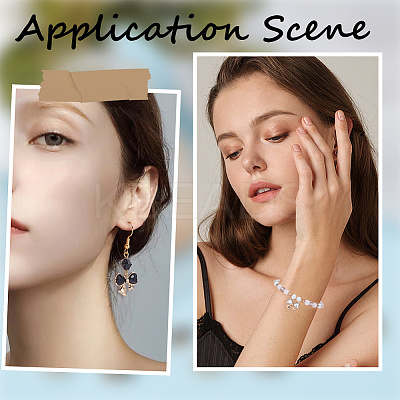 24Pcs 2 Colors Alloy Crystal Rhinestone Pendants ALRI-SC0001-55-1