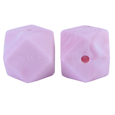 Octagon Food Grade Silicone Beads PW-WG43860-55-1