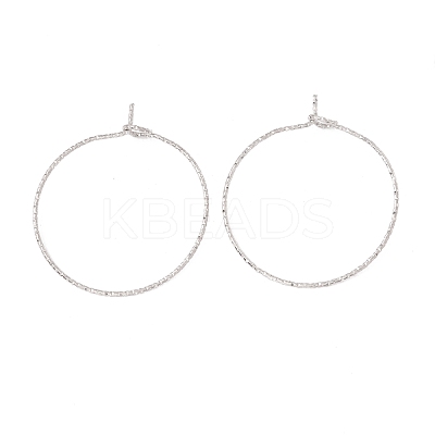 316 Surgical Stainless Steel Hoop Earrings Findings STAS-D183-02P-02-1
