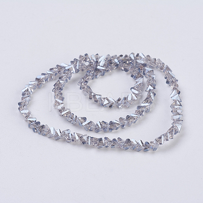 Electroplate Glass Beads Strands EGLA-J145-4mm-PL03-1