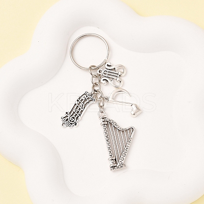 Music Theme Alloy Keychain KEYC-FS00029-02-1