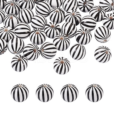 Natural Wooden Beads WOOD-TAC0010-04B-1