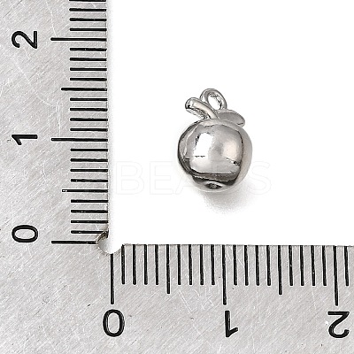 Brass Micro Pave Clear Cubic Zirconia Charms KK-N290-20P-1