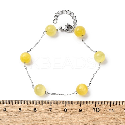 304 Stainless Steel Cable Chain Bracelets BJEW-C094-01P-03-1